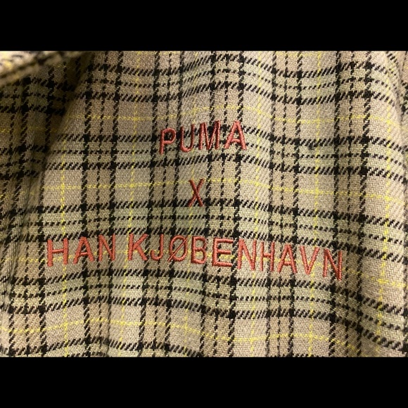 Puma x Han kjøbenhavn men checked long jacket size medium limited edition - Picture 3 of 4